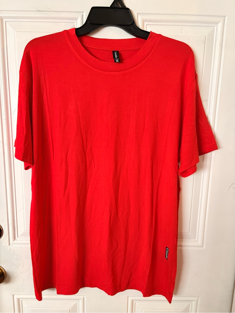 Comfrt Unisex Cloud Lounge Tee in Red